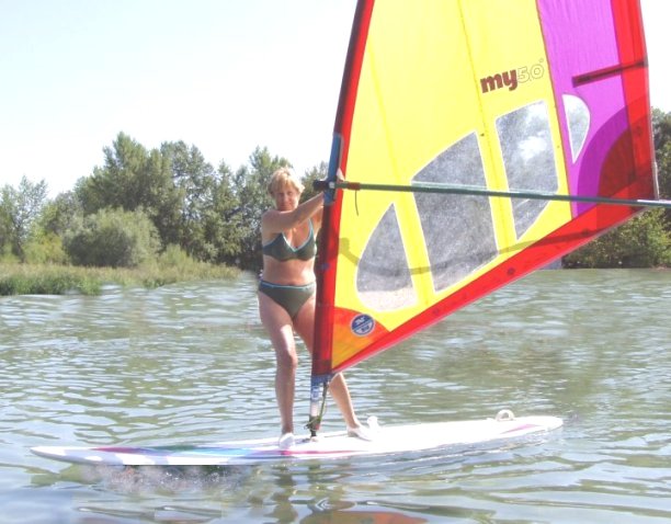 Raus geht's auf den See